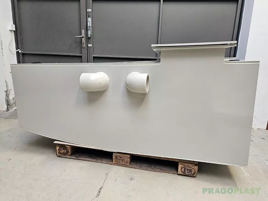 Svařovaná odpadní nádrž