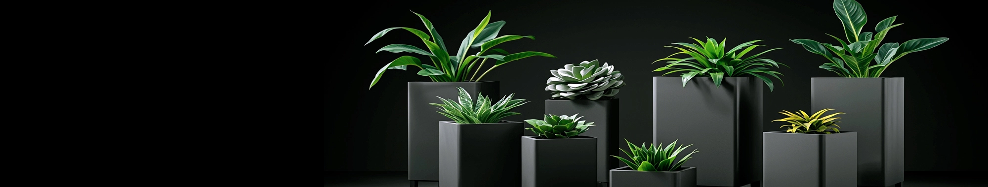 Plastové květníky a květináče