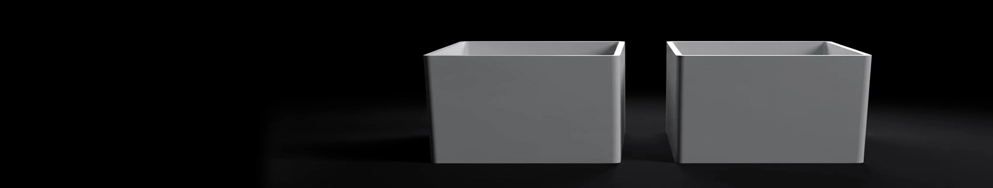 Plastové květníky a plastové nádoby